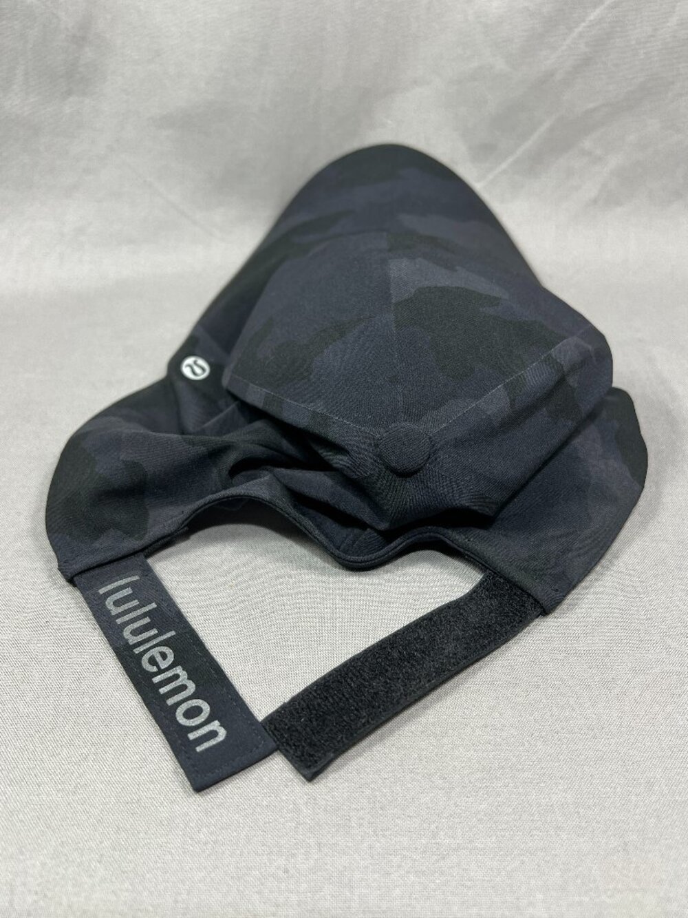 Lululemon Strapback Hat Navy Camouflage Running Golf Athletic Training Dad Mens - Picture 15 of 16